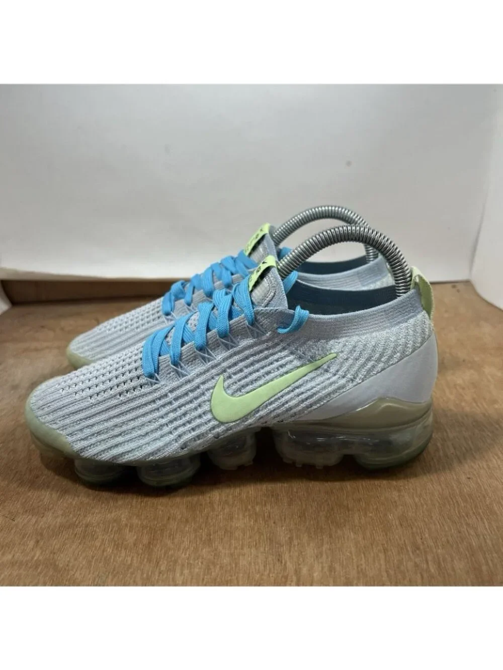 Nike Vapormax Flyknit 3 Running Shoes Women's 7 Pure Platinum DC2051-001